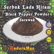 Serbuk Lada Hitam - Black Pepper Powder (Sarawak) 10g - 50g (100% Pure) Stok Terbaru