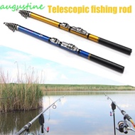 AUGUSTINE Telescopic Fishing Rod, Spinning Retractable Telescopic Carbon Material Fishing Rod, Fishing Tools Carbon Material Portable Ultrashort Spinning Fishing Rod Travel