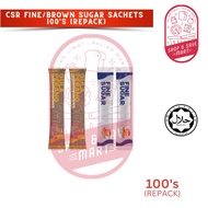 INt-CSR Sugar Sachet Pack (100's - 200's x 5g)-( Fine / Brown ) Gula Stick Gula Perang Sachet