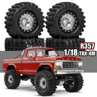 1.3" Metal Beadlock Wheel Tire 7mm Hex for 1/18 1/24 RC Crawler Car TRX4M SCX24 AX24 FCX24 FCX24M As