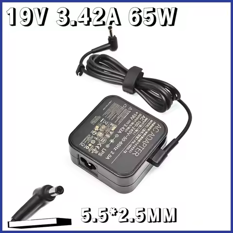 PA-1650-78 19V 3.42A 65W 5.5x2.5mm AC Adapter Power Charger For Asus K56C K501U X555 X555C X555D X55