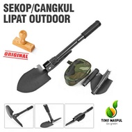 Sekop Cangkul Lipat tactical 13in1 Survival Kit Outdoor Camping Army Alat Sekop Skop Cangkul Lipat cangkul kuat ekonomis dan murah