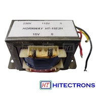 POWER TRANSFORMER 15V 0 2A (HT-15E2H) (115V/230V)