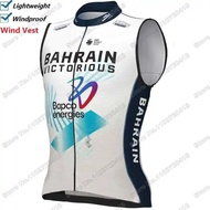 2025 Bahrain Victorious Berbasikal Vest Kalis Angin Lelaki Wind Vest Jersi Berbasikal Tanpa Lengan J