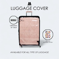 Mika | Mika Suitcase COVER Transparent LUGGAGE COVER AMERICAN TOURISTER ARGYLE Zipper CUBO EXPAND LUGGAGE CABIN Suitcase 18INCH 20INCH 24INCH 27INCH 28INCH 29INCH 30INCH 32INCH