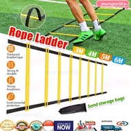 (Free Bag) Ladder Training Agility Ladders Football Training Footstep Cones Speed Ladder Training La