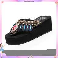 ❤️ 2025  sandal perempuan plus size kasut bata wanita[Super 2000 HTK] Diamond Flip Flops Women's Sum