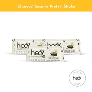 Heal Charcoal Sesame Protein Shake Powder Bundle of 3 Sachets - Vegan Pea Protein - HALAL - Meal Rep