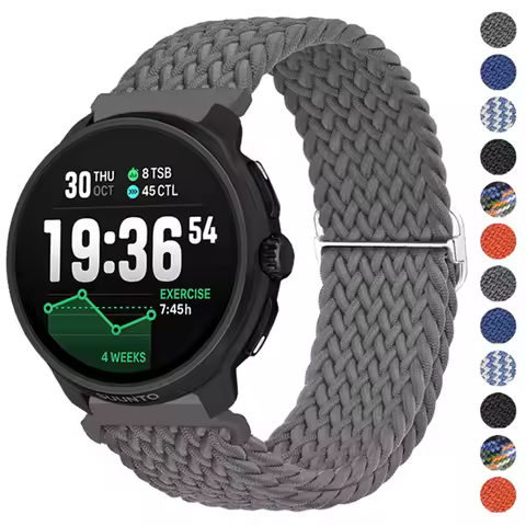 20mm 22mm Nylon Strap For SUUNTO Race 2/Race Run/9 PEAK PRO DLC/RACE S/Ocean/VERTICAL/5 PEAK/3 Fitne