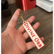 Divine orb keychain poe currency 3d printed