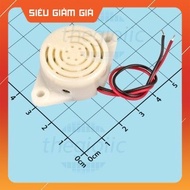 [2 Pieces]- SFM-27 Continuous Sound Alarm Siren 30x14mm 3100Hz 3-24VDC SmartFix Components