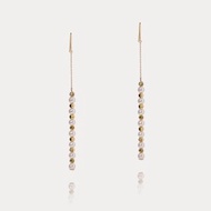 Whisper | 3.5-4mm 絮語 (長版) 日本BabyAkoya海水珍珠18K耳環