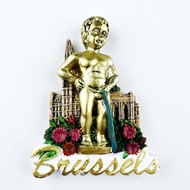 Belgium Travelling Fridge Stickers Brussels Antwerp Brugge Ghent Tourism Souvenirs Fridge Magnets We