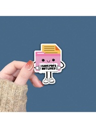 1/3 miếng dán hài hước vui nhộn tại văn phòng: Câu nói 'Tôi lưu tệp PDF, không phải mạng người' - Ho