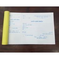 Introduction paper 1 copy 13 x 19 cm (Book of 48 sheets)