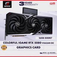 COLORFUL IGAME GEFORCE RTX 5080 VULCAN OC 16GB GDDR7 GRAPHIC CARD (3 YEARS WARRANTY)