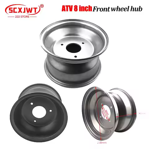 8 Inch 3 Holes 4 Front Wheels for 19x7-8 20x7-8 21x7-8 Tires Quad ATV Kart 110cc 125cc 150cc