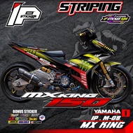 (cod) striping MX KING 150(monster energy)- sticker striping variasi list yamaha MX KING 150(monster