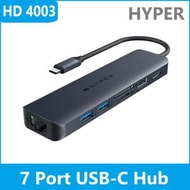 HyperDrive - HyperDrive Next 7合1 USB-C 多功能轉換器 擴充器 多端口集線器 | 7 Port USB-C Hub (HD4003GL-90) (平行進口)
