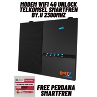 4G Wifi Modem Unlock All Operators Telkomsel, Smartfren,By.U (2300MHz)