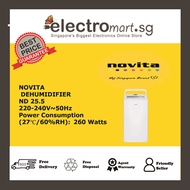 NOVITA Dehumidifier ND25.5