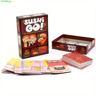 OUDIMEIDC Sushi Go Pick And Pass Card, Family Casual Party Family Get-together Sushi Go Card Game, H