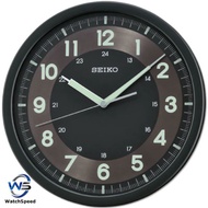 Seiko Wall Clock Analog Lumi Brite Black Dial QXA628K