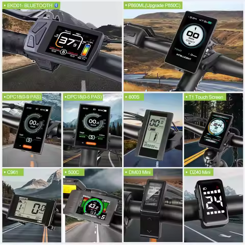 Electric Bike Display BAFANG DPC18 DZ40 500C EKD01 Bluetooth For BAFANG UART Motor Waterproof Speedo