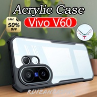 Phone Case for Vivo V60 Lite 5G V60Lite V60 V60Pro V60E 2025 Casing Acrylic Clear Shockproof Cases L