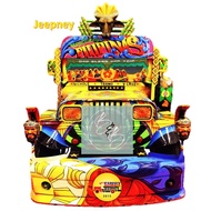 (4 Wheeler) 4 ft. Handmade Crocheted Curtain for Jeepneys