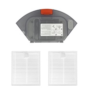2 In 1 Water Tank Dust Box For Xiaomi Mijia S20 E10 E12 B112 Robot Vacuum Cleaner Spare Parts Hepa F