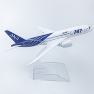 Mô Hình Máy Bay Boeing 787 16cm Tỉ Lệ 1/400 Hợp Kim Kim Loại B787 Dòng Máy Bay Hình Thu Nhỏ Dành Cho