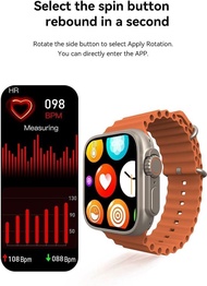 Generic Smart Watch 49mm Series 2.2-inch NFC Fitness Watches for Women Men Exercise Modes Sleep Trac