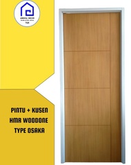 Pintu HMR Woodone INTEGRA Type OSAKA + Set Kusen Alumunium 
