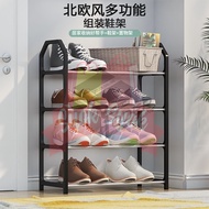 SyokSyok Shoe Rack 4 Tier Lightweight Easy To Assemble Shoes Organizer Rak Kasut Keluli Tahan Karat