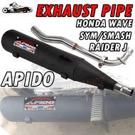 Pinph Apido Pipe 1set V4 Wave 100 / SYM 110 /  Xrm 110 / Euro 100 /Raider J Muffler For Honda Wave 1