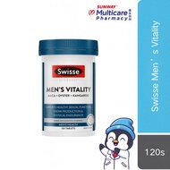 Swisse Men’s Vitality｜缓解疲劳 · 支持男性生殖与日常活力 Swisse Men’s Vitality | Fatigue Support · Male Reproductive