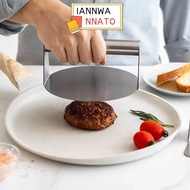 IANNWANNATO Stainless Steel Grill Press, No Rust Stainless Steel Smash Burger Press, Steak Burger Ro