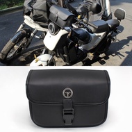 Motorcycle Saddle Bag Faux Leather Side Tool Bag Luggage Pouch Saddlebag For Harley Davidson Sportster XL883 1200