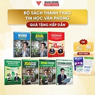 Combo 7 sách Word - Excel - Powerpoint - Google Sheet - 150 TT - Power Query - 90 Hàm Excel ĐÀO TẠO 