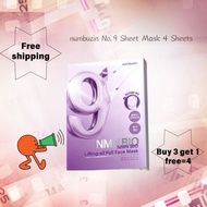 numbuzin No.9 Sheet Mask 4 Sheets