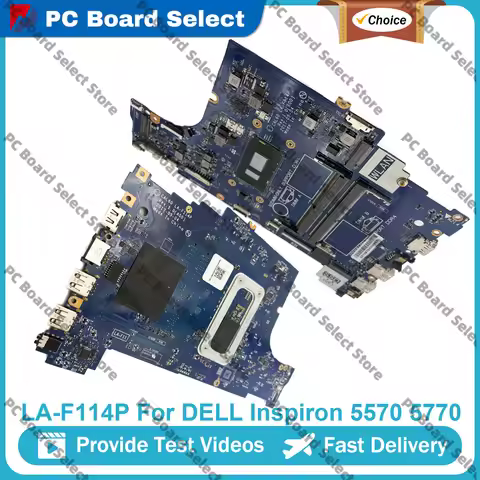 CAL60 LA-F114P Laptop Motherboard For DELL Inspiron 15 5570 17 5770 With I3 I5 I7 CPU CN-0V4K03 0V5D