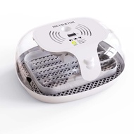 Egg Incubator for Hatching with Automatic Egg Turning Led Egg Test Lamp Clear Lid Easy to Wash 16 Eg