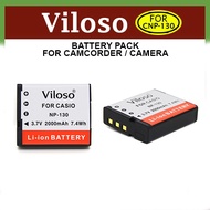 Viloso CNP-130 Li-Ion Battery for Casio ZR1100 ZR1200 ZR1500 NP130
