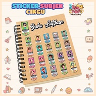 Sticker subjek untuk guru | Sticker Subjek Cikgu | stickker subjek OSEM | sticker nama cikgu