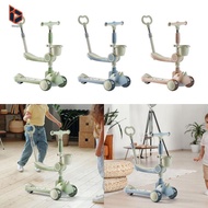 blesiya 3 Wheel Kick Scooter, Kids Scooter, Adjustable Height Riding Toy Kick Push Scooter 3 Wheeled