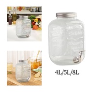 [lzdjlmy1zs] Glass beverage dispenser, water dispenser, lemonade glass with lid, glass