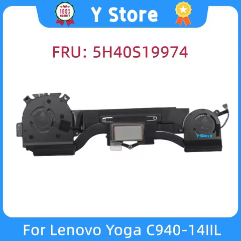 Y Store NEW 5H40S19974 For Lenovo Yoga C940-14IIL 81Q9 Cooling Fan Heatsink Thermal Module 5H40S1997