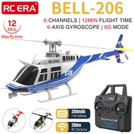 RC ERA RC Helicopter 1:33 Bell206 Aircraft C138 6CH 6axis Gyro Remote Control Plane