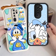 G-76 Donald Duck Casing for OPPO A9 A5 2020 F11 Reno 2F 2Z Pro Black and white